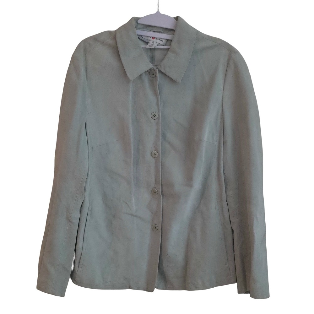 Real Clothes Leather Jacket Size 12